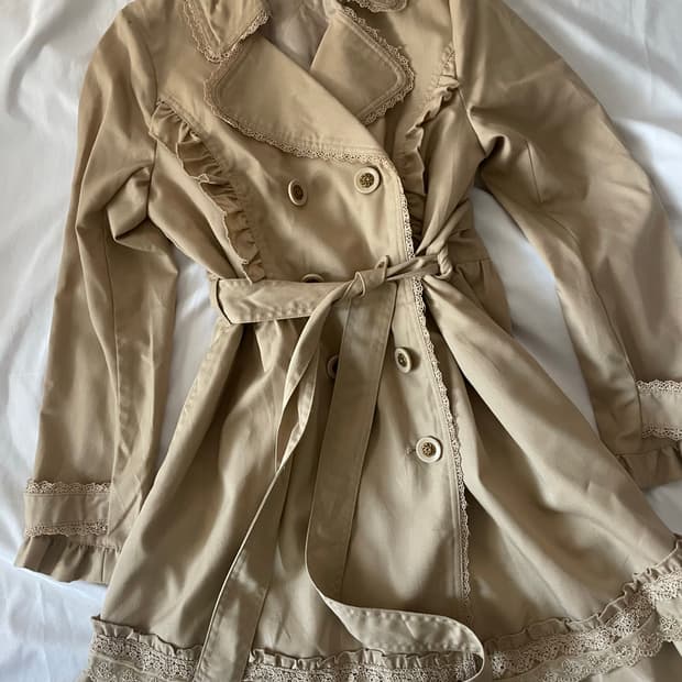 액시스팜 갸루 모리 레이스 코트