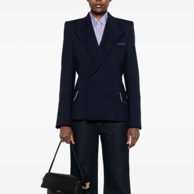 빅토리아베컴 네이비 블레이저 자켓 6사이즈 새상품