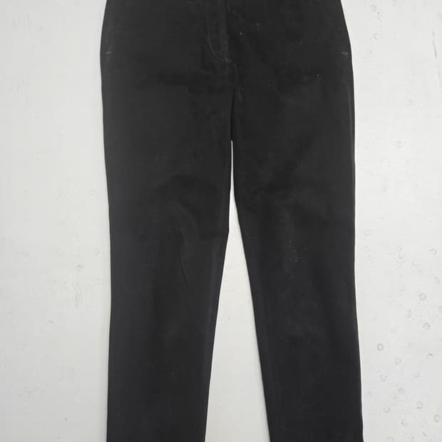 에트로 블랙 면바지 롤업 스타일