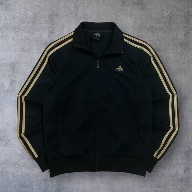 아디다스 스펠아웃 로고 사이드 라인 블랙 트랙탑