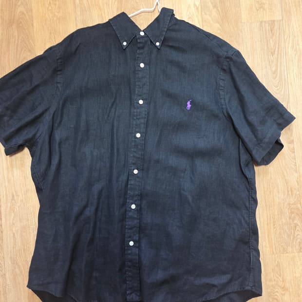 폴로 린넨 반팔 셔츠