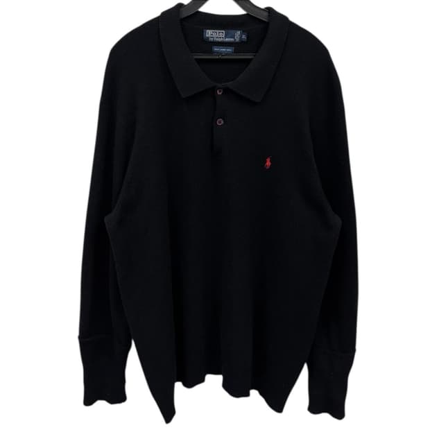 폴로랄프로렌  카라 울 니트 