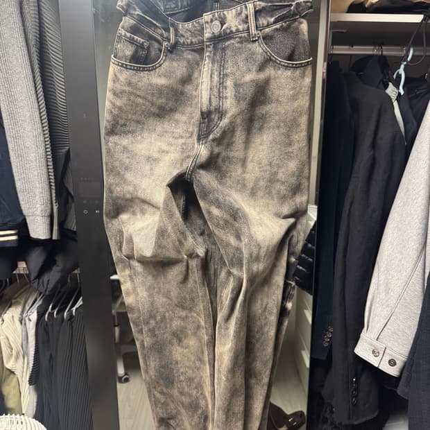 준지 23fw 컬렉션 디스 데님 팬츠 46사이즈