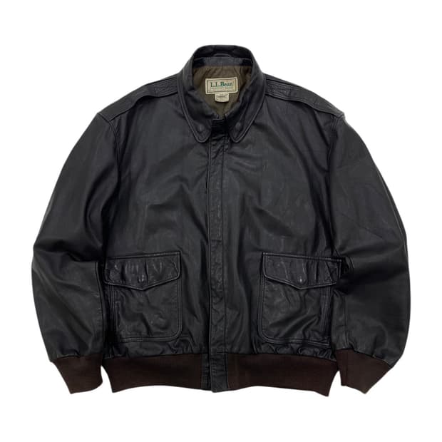 1992s 엘엘빈 타입A-2 레더 자켓