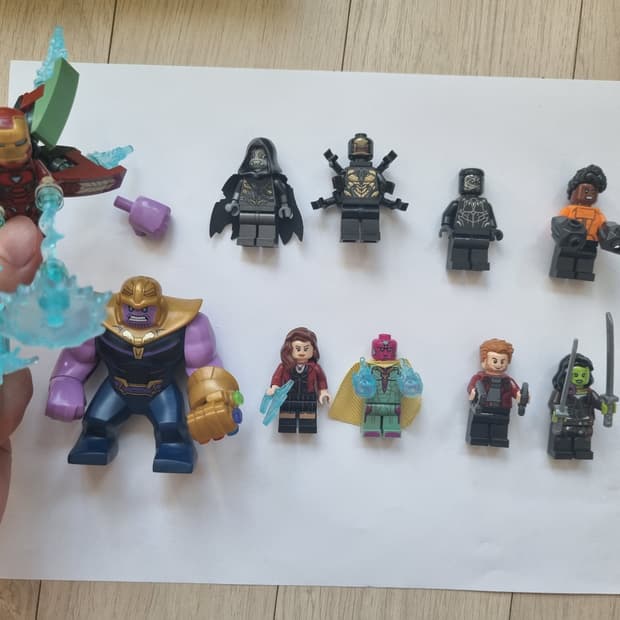 레고 마블 어벤져스 피규어 10종