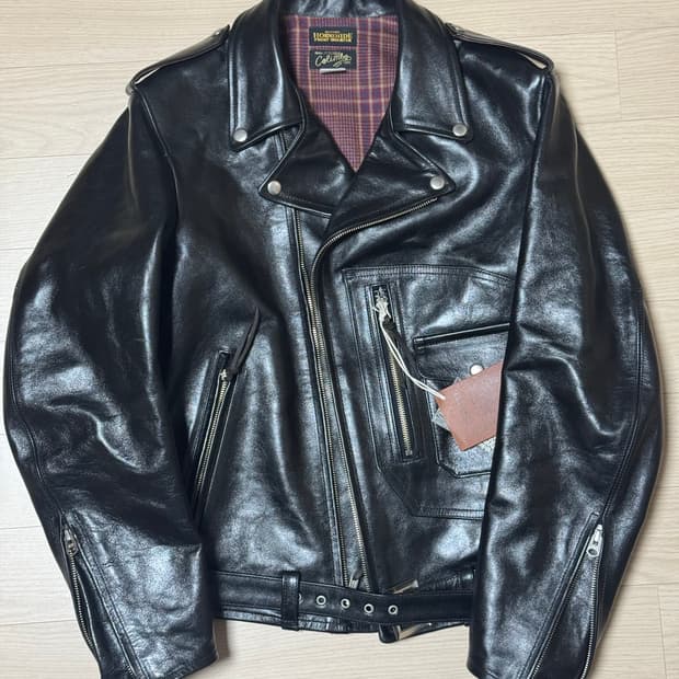 콜림보 핸더슨 디포켓 더블라이더 가죽자켓 38