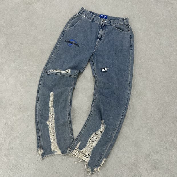 아더에러 데님 메스 커팅진 청바지 31
