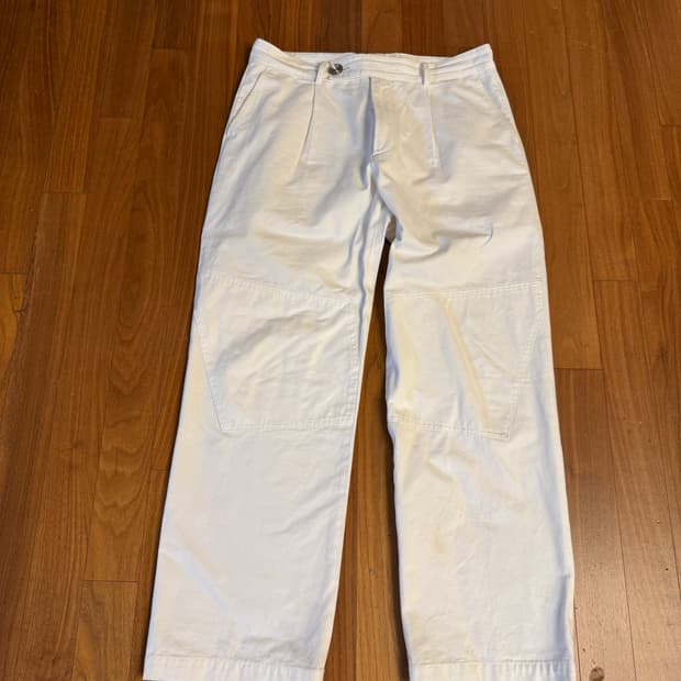 아이엘 치노 팬츠 화이트