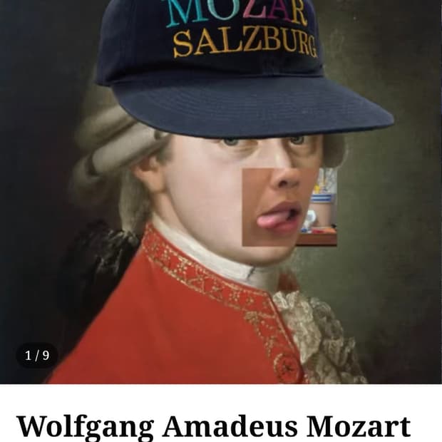 마스컴퍼니 울프강 아마데우스 모자르트 네이비