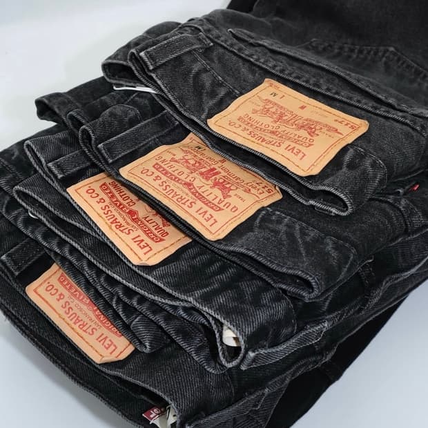 [삽니다] 리바이스 517 흑청 블랙 데님