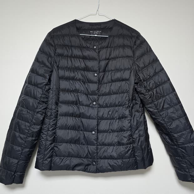 탑텐 Real light goose 경량 구스다운 블랙 패딩 100