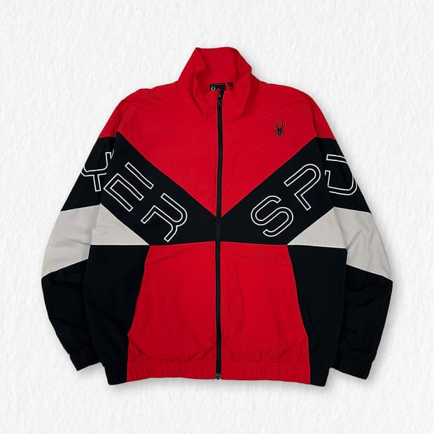 스파이더 배색 바람막이