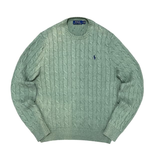 폴로 썬페이드 코튼 케이블니트(M)