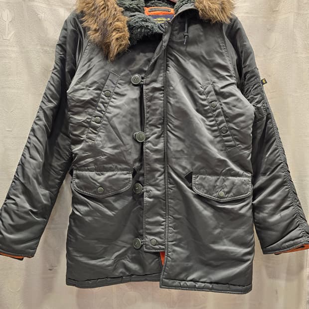 알파인더스트리 N-3B 카키 야상 S