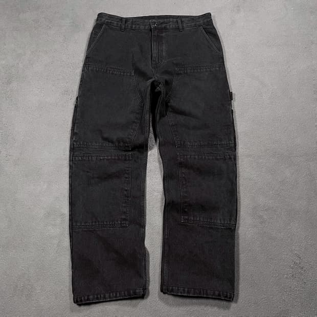 플라스틱 프로덕트 MPa 더블니 카펜터 데님팬츠