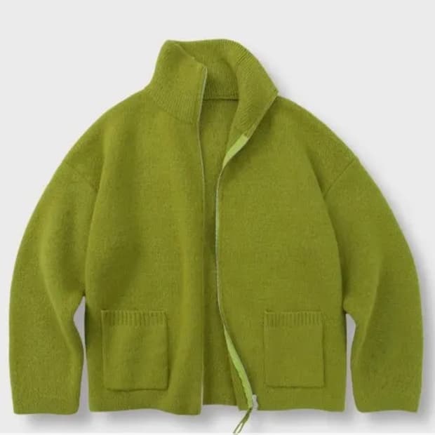 라퍼지스토어 오버핏 니트 집업 가디건 남자105~110