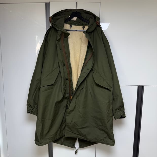 오리지널 m-51 밀리터리 개파카 야상