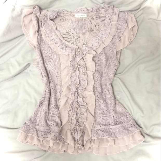 로사체리 라벤더 프릴 페어리 가디건 히메갸루 로걀 라떼갸루 모리걸