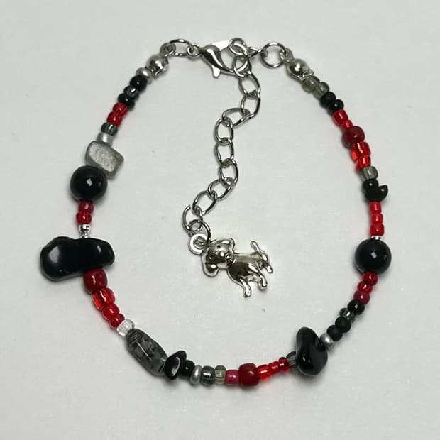 핸드메이드 비즈 팔찌 Dalmatian 033