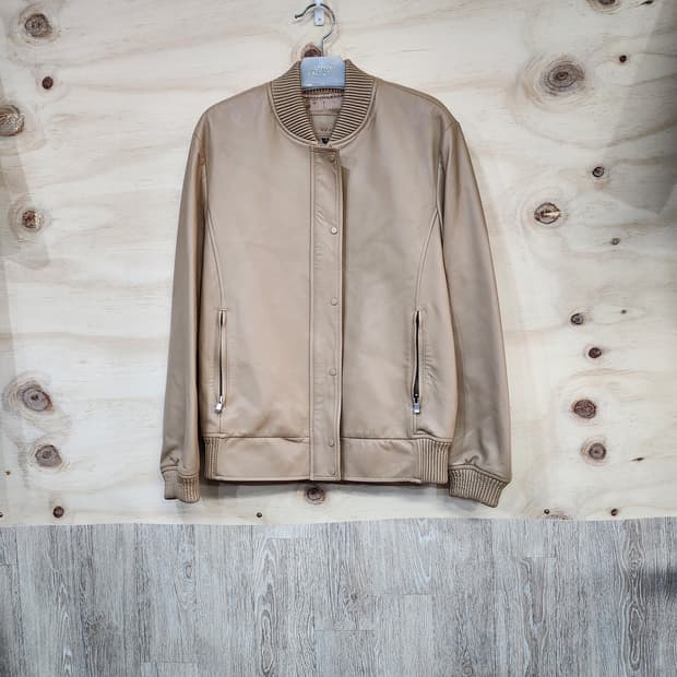 619 로보 양가죽 봄버 자켓