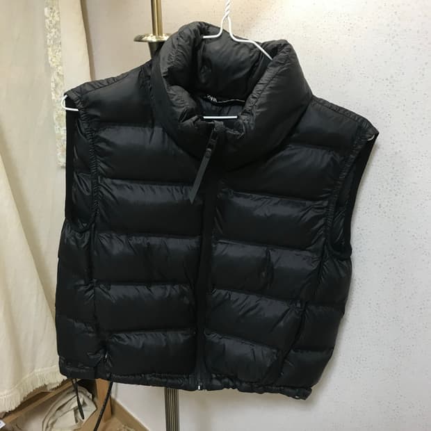 zara vest padding