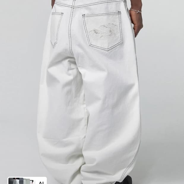 스웨이드 CONTOUR POCKET DENIM [WHITE]