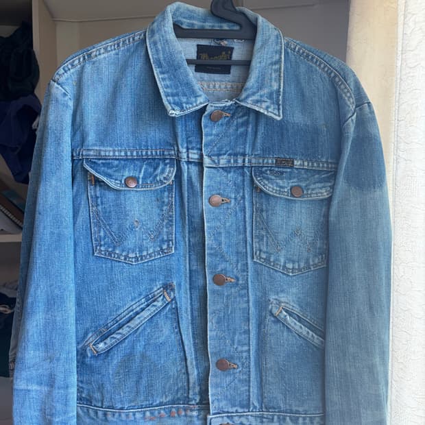 60s-70s wrangler 124mj 셀비지 랭글러 usa 데님자켓
