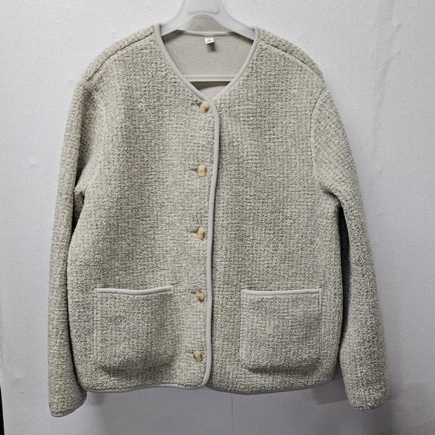 유니클로   연그린 플리스 자켓  XL남여가능