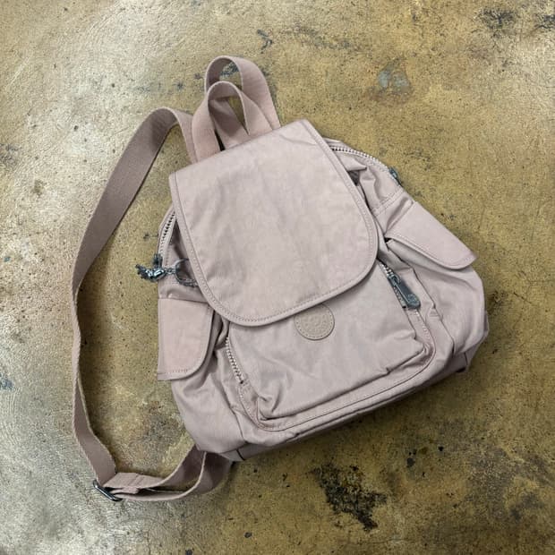 키플링 핑크 베이지 미니 백팩 가방