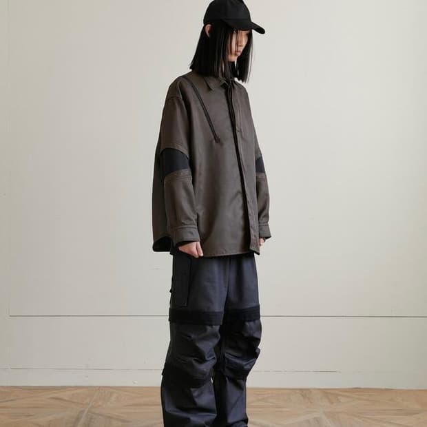 [1] 파 아카이브 레이어드 워크 팬츠 블랙