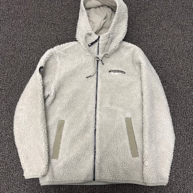 디스커버리 뽀글이 털 후리스 후드 자켓 95(M)