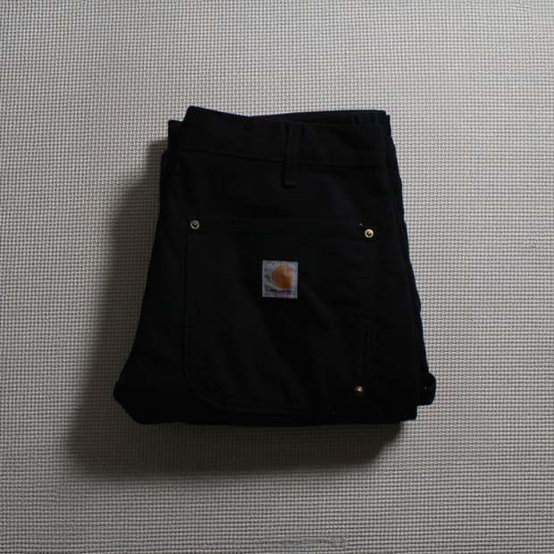 Carhartt 칼하트 B01 BLK 루즈 오리지널핏 덕 워크팬츠 