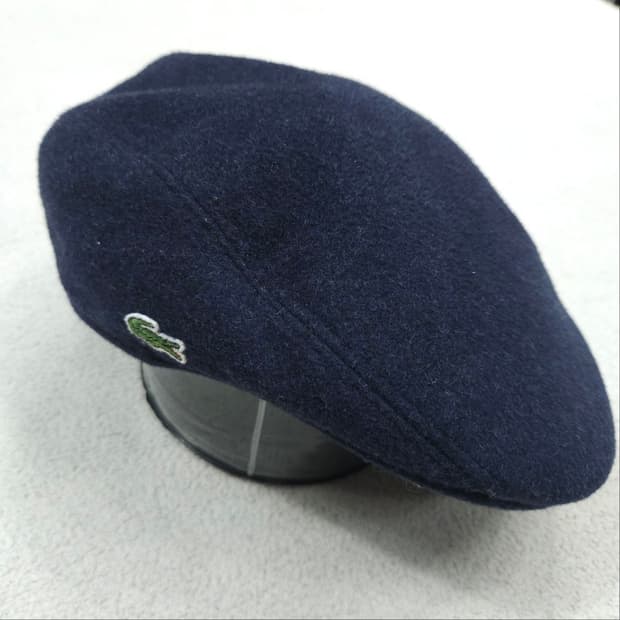 라코스테 울 헌팅캡 L 네이비
