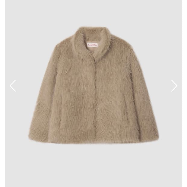 쏘딩키브레드 Sasha Beige Fur Jacket
