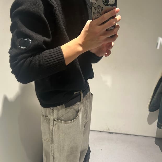 Cp컴퍼니 블랙 니트 s