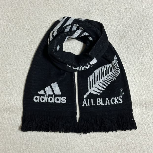(택있음) 아디다스 아디 울블랙스 삼선 스카프