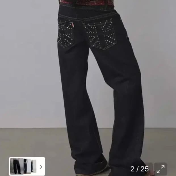 스컬프터 세미 부츠컷 팬츠 M