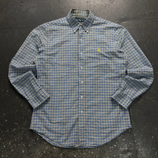 95 폴로 체크 셔츠 