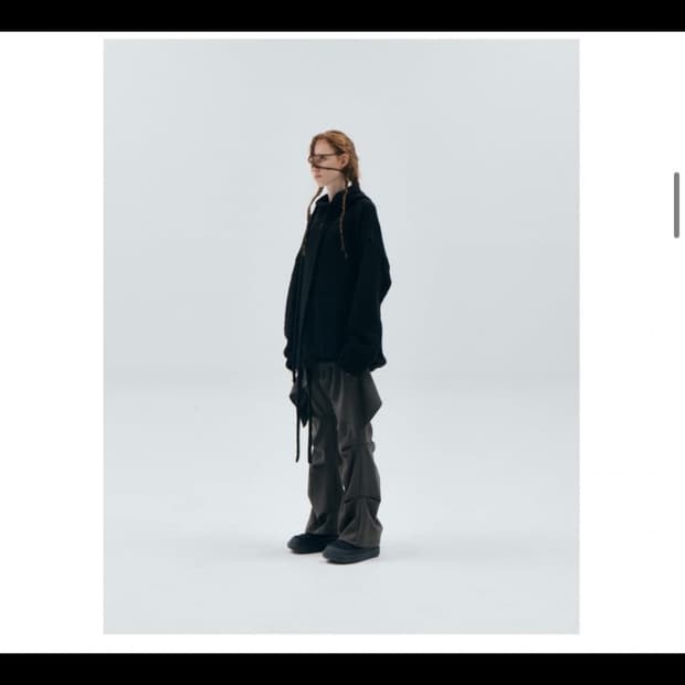 오호스 랩오버 턱팬츠