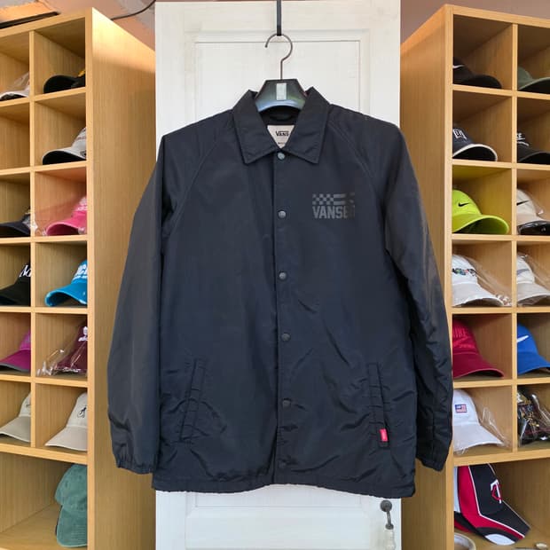 반스 블랙 코치 자켓 (M)