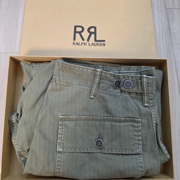 RRL 더블알엘 헤링본 퍼티그 팬츠 31/32