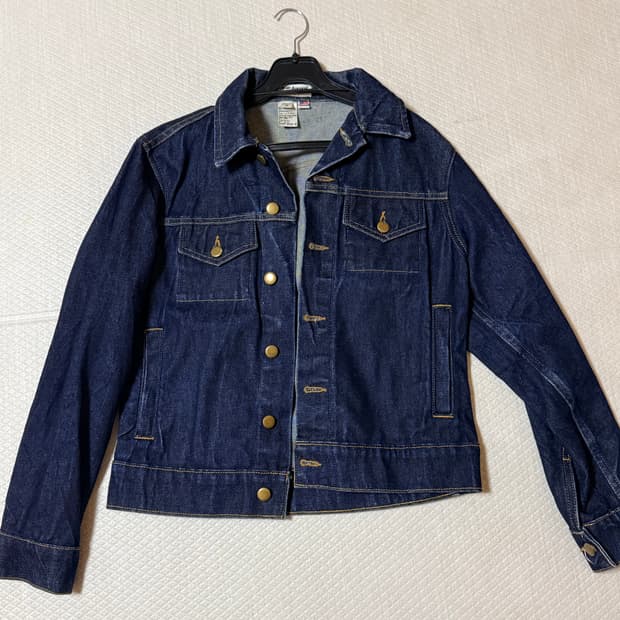 아메리칸 어패럴 데님 자켓 XS 진청