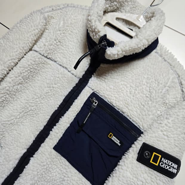 내셔널지오그래픽 남성 양털 뽀글이 집업
