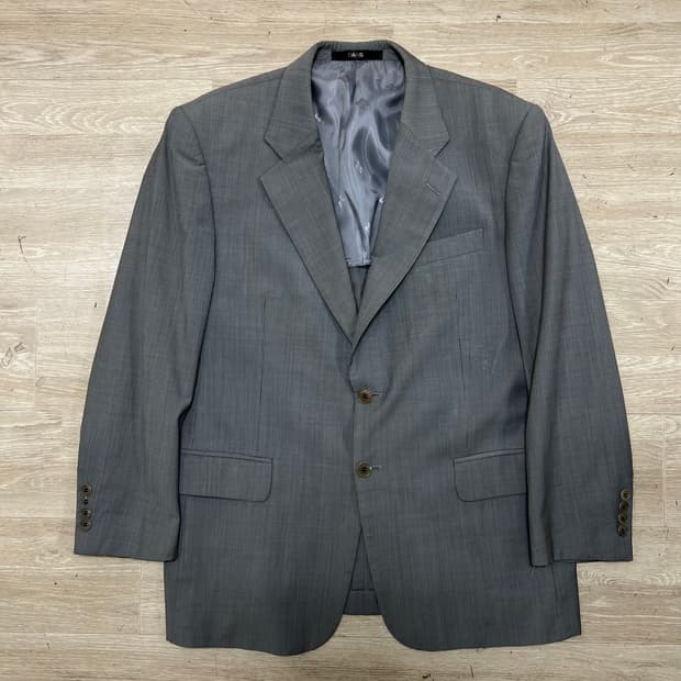 닥스 모직 스트라이프 블레이저 정장자켓 [그레이] 97-88-170