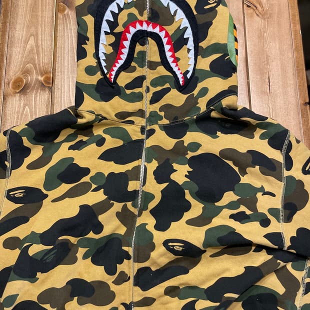 베이프 abc 샤크 후드 황계 XXL