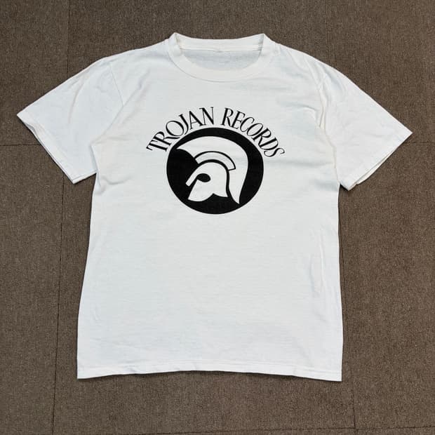 Trojan Records 트로잔 레코드 빈티지 우먼스 티셔츠 s
