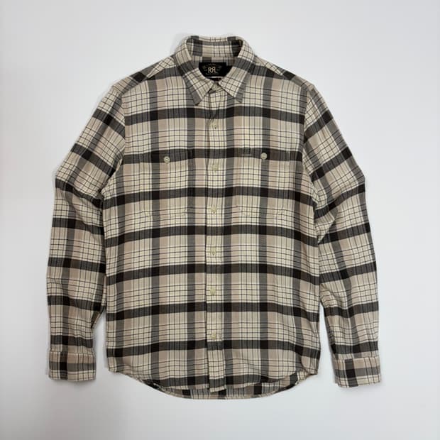 [S] 더블알엘 화이트 패턴 셔츠