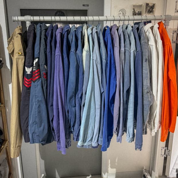 빈티지 프렌치 워크 자켓