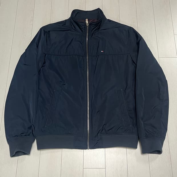 타미힐피거 빈티지 네이비 블루종 점퍼(100~105)