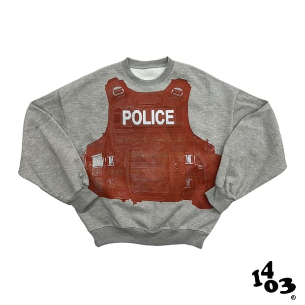 POLICE VEST 맨투맨